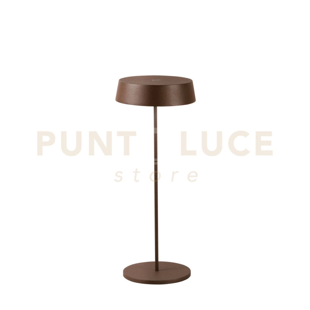 LAMPADA DA TAVOLO RICARICABILE LED COCKTAIL BRONZO 2,2W 192LM 3000K DIMMERABILE IP54 29,5X12X12CM