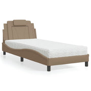 Letto con Materasso Cappuccino 80x200 cm Similpellecod mxl 115627
