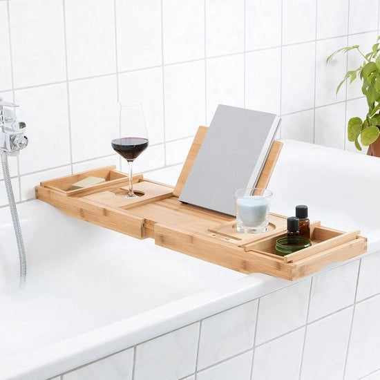 Pianchessio per libro, iPad, tablet - pianchessio estraibile, tavolo da bagno, per la stanza da bagno ideale 24D x 77,7B x 5,8H centimetro