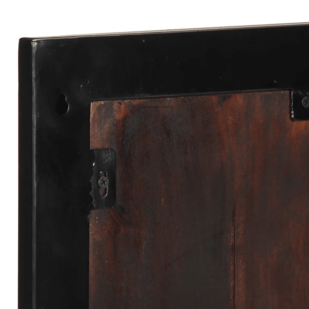vidaXL Appendiabiti Multicolore 40x2x80 cm in Legno Massello Recupero