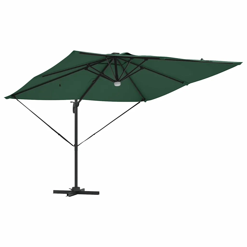 Parasol Roma Verde 286 x 284 x 270 cm Alluminio e Poliestere 42003352