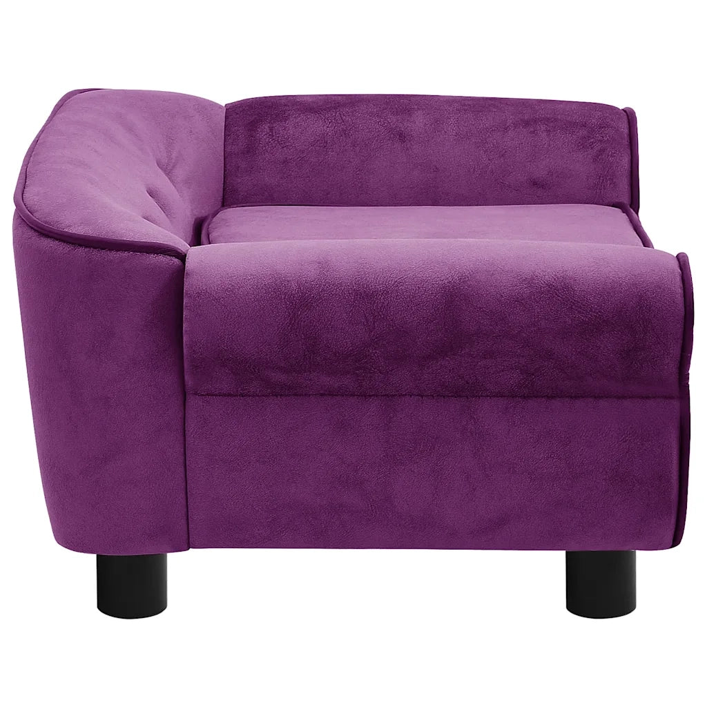 Divano per Cani Borgogna 72x45x30 cm in Peluche 171041