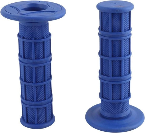 Manubri in gomma per motocicletta e bicicletta 22/25 mm, con gomma morbida, colore blu
