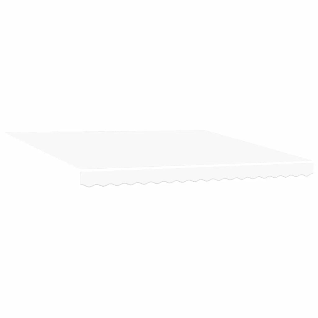 Tenda Retrattile Bianco 4 × 3 m Tela e Alluminio