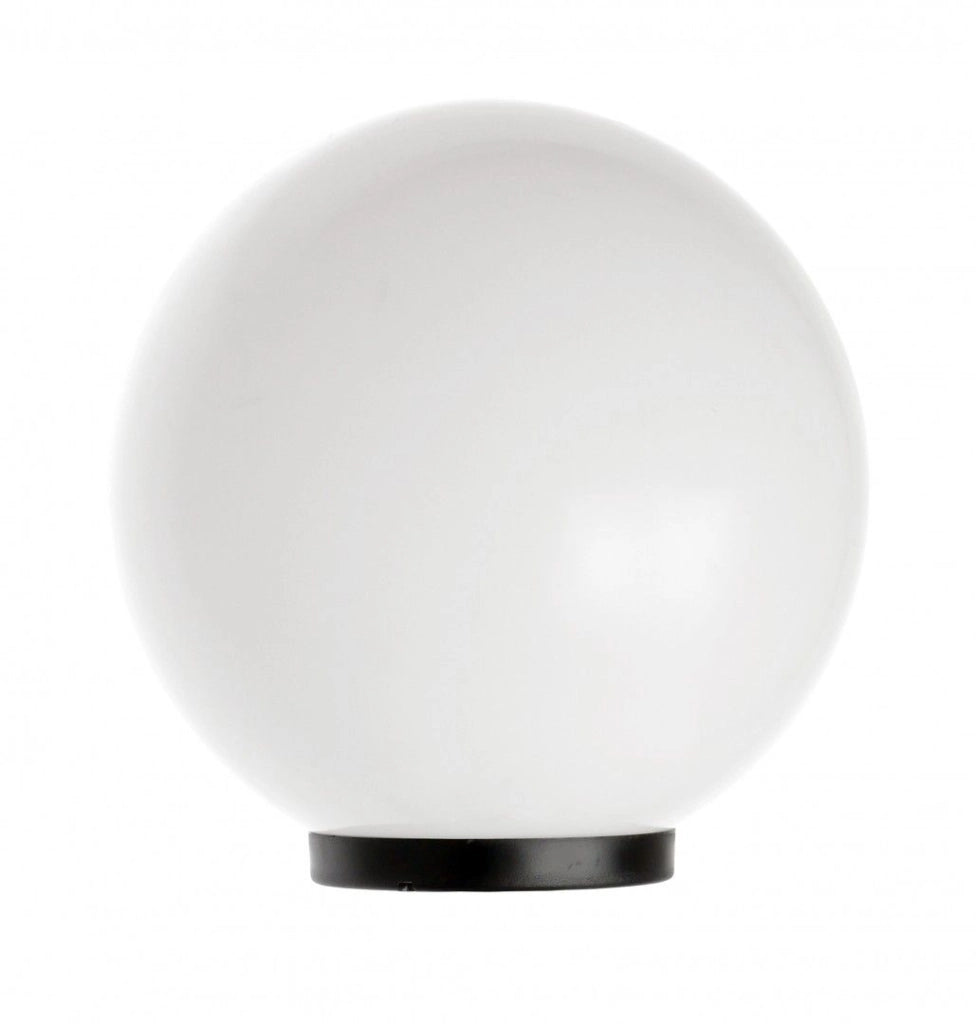Lampada sfera da giardino bianca 40cm E27 IP44 SU-MA