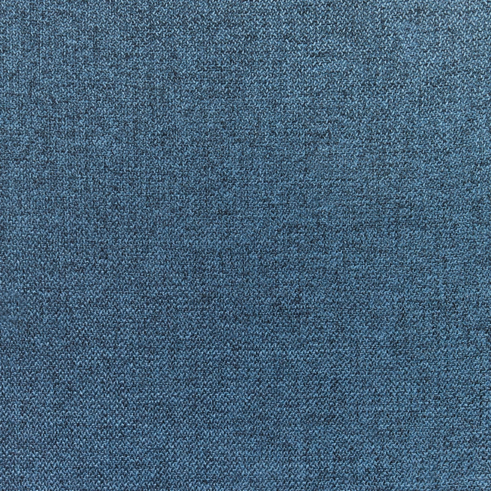 Set di 4 sedie da pranzo in tessuto poliestere Blu Scuro Sala da pranzo Gambe in ferro Elegante