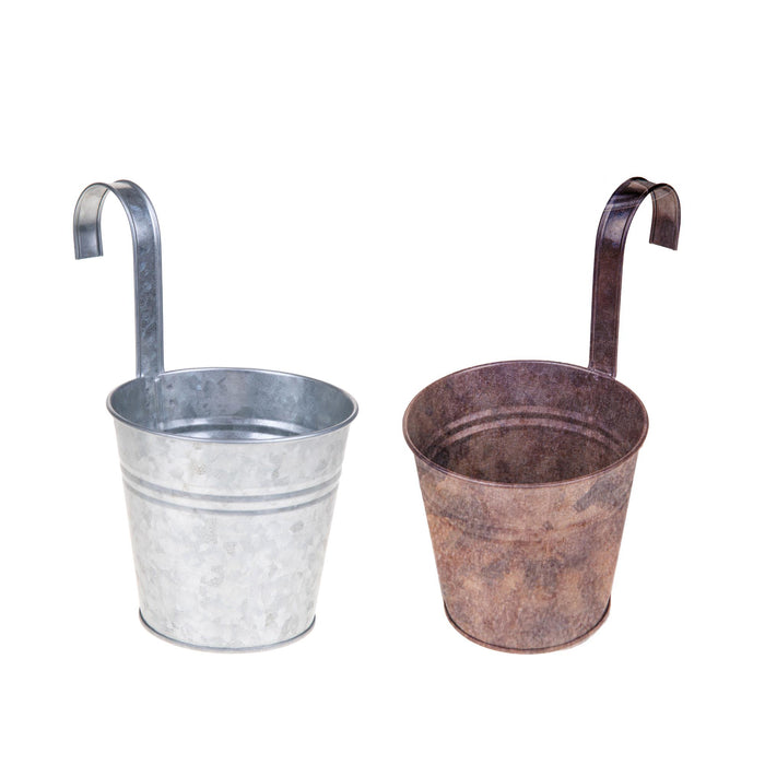 Set 4 Contenitori Decorativo con Gancio 155 H26 cm