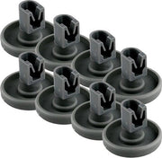 8 pezzi di ruota di carrello per lavastoviglie diametro 40mm - Adatto per IKEA - AEG - Zanussi - Electrolux - Atag - Etna - Juno - Pelgrim 50269757006 / 50286965004