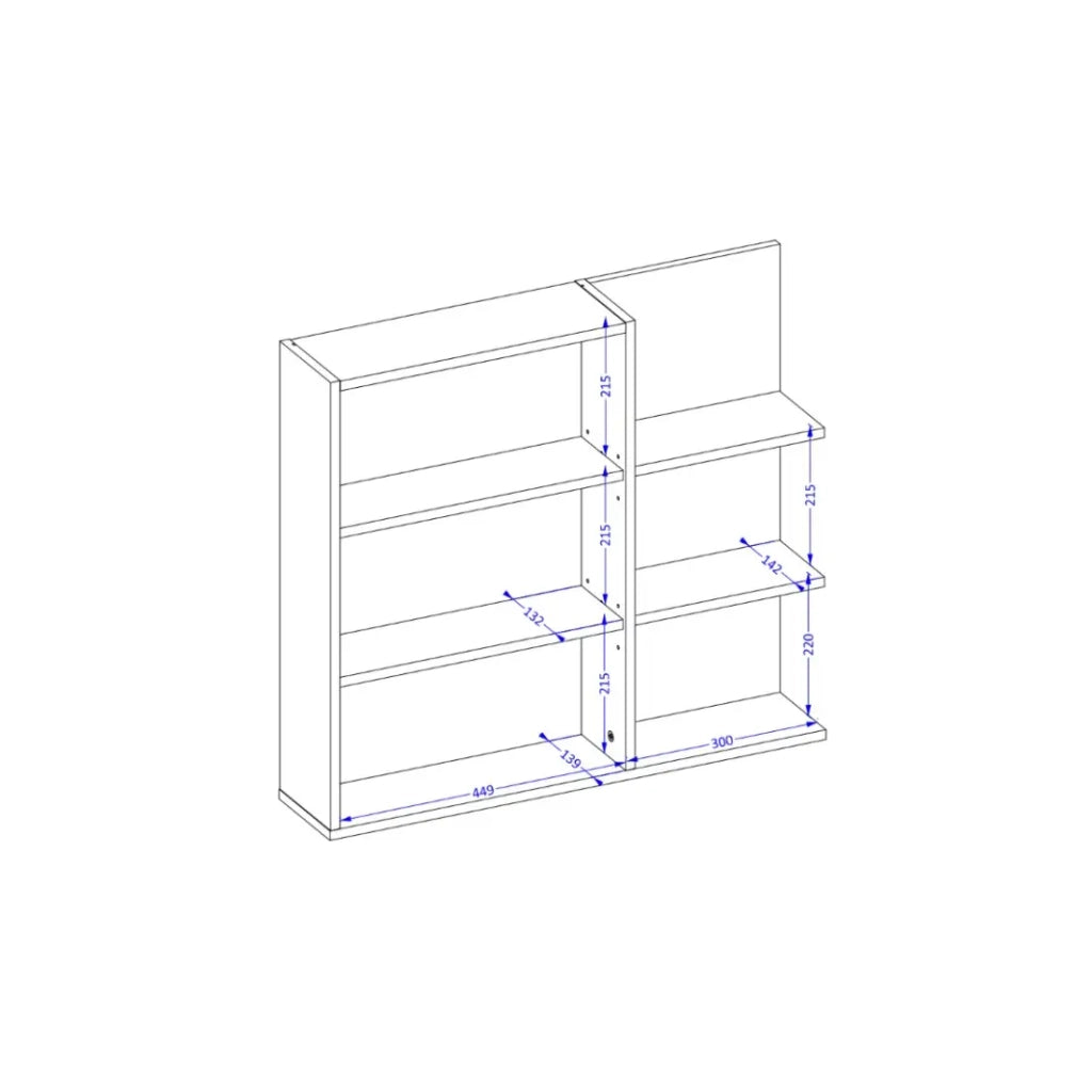 Set di 3 mobili da bagno collezione GOBI colore marrone.