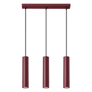 Lampada a sospensione LAGOS 3L bordeaux