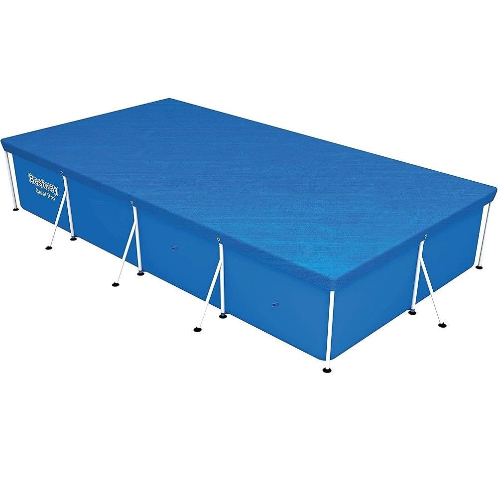 Trade Shop - Copertura Per Piscina Steel Pro Telo Copripiscina Rettangolare 400x211x81cm 58107 -