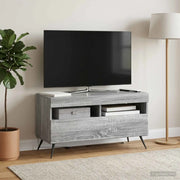 Mobile TV LED Sonoma grigio Legno ingegnerizzato 897661