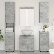 Armadio da bagno a muro TULUM Grigio cemento 37 x 24,5 x 86 cm