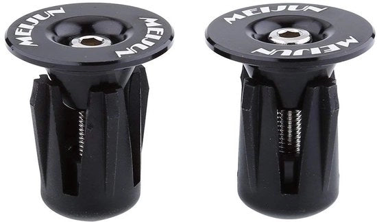 Accessori per bicicletta - Manubri - 2 pezzi - Materiale in alluminio - Accessori per bicicletta - Manubri per manubrio - Pluggen/Caps - Materiali di alta qualità - Adatto per diametro manubrio 17,5-21,9 mm - Stuurdoppen