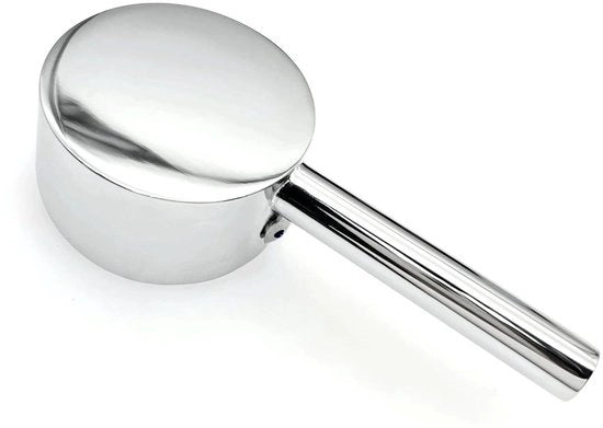 Manubrio di sostituzione in acciaio inox - Ronde impugnatura - Adatto per 40# Klepkern - Dimensioni 10,7 x 5 x 2,5 cm - Solido e duraturo - Manubrio di sostituzione