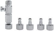 Fittingi per slang 1/8" - 4 pezzi - Adattatore per pennello d'aria - Materiale di alta qualità - Facile da utilizzare - Duraturo per un utilizzo prolungato - Adattatore per pennello d'aria