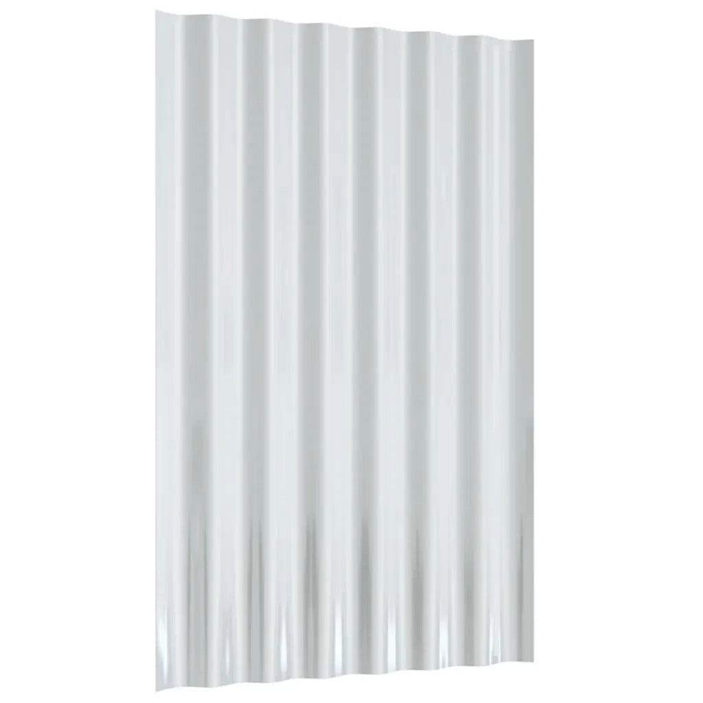 Pannelli Tetto 12pz Acciaio Verniciato a Polvere Verde 60x36 cm cod mxl 68640
