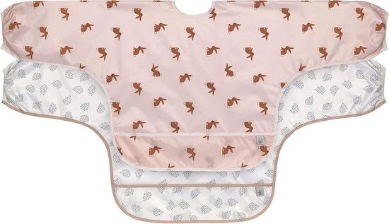 Copertina per bebè con maniche lunghe - 2 pezzi - protezione contro la pioggia Little Forest Rabbit 

Modello: LF001
Dimensioni: 60 x 80 cm
Materiale: Tela impermeabile
Colore: Verde