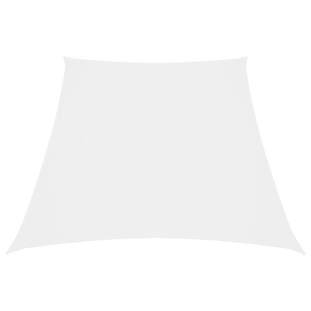Parasole a Vela in Tela Oxford a Trapezio 2/4x3 m Bianco