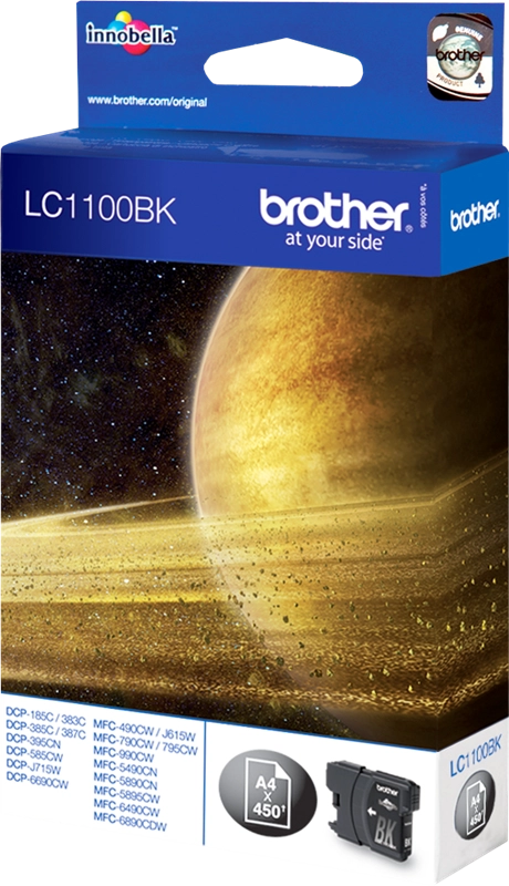 Brother LC1100BK cartuccia d'inchiostro 1 pz Originale Nero