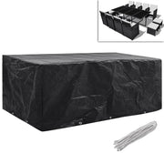 Coperture Arredi Giardino | Telone per mobili da esterni 2 pz Polyrattan 8 Persone 229x113 cm
