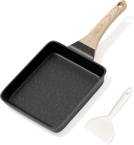 Padella per Tamagoyaki per Uova e Pancake - 1 pezzo - Smalto in Granito