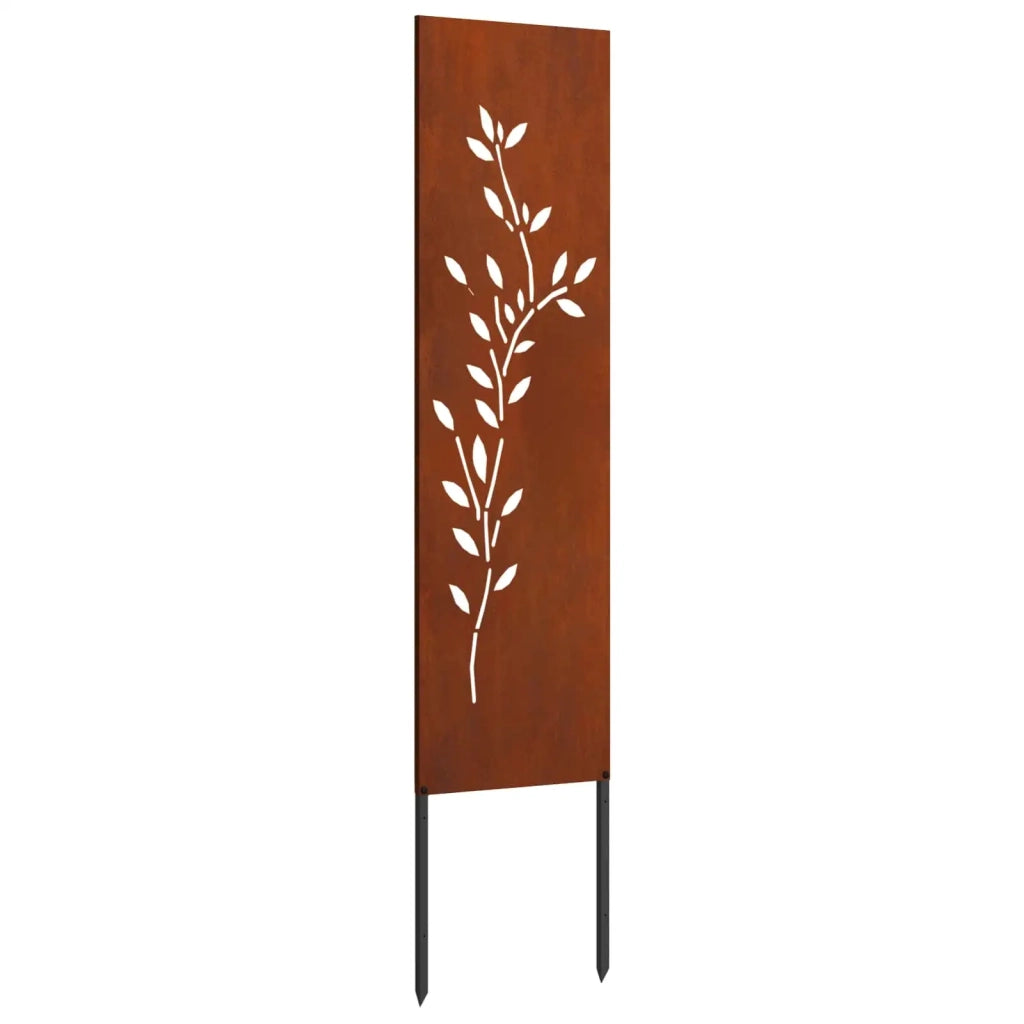 Schermo per privacy in giardino Floreale Ruggine 32 x 140 cm 876258