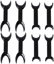 Set di 8 apripolvere a forma di T con doppio becco - Inseritore intraorale per labbra e guance - Strumento odontotecnico - Resistente a temperature fino a 135 gradi Celsius