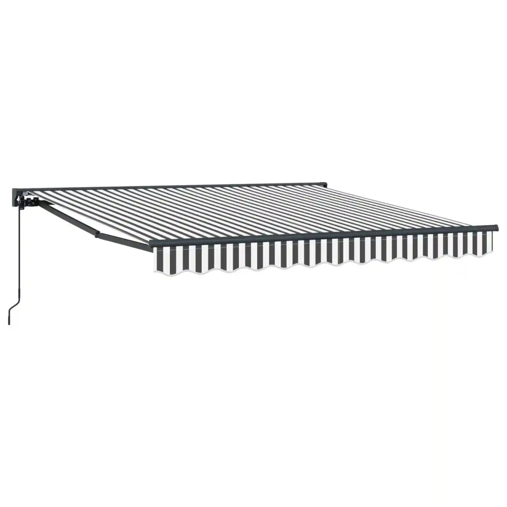 Struttura della tenda-Telaio per tenda da sole Antracite e Bianco 350 x 250 cm