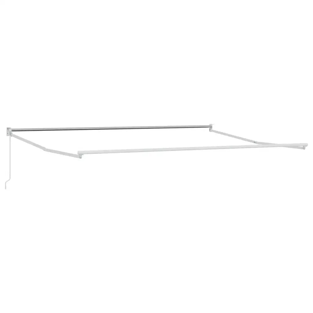 vidaXL Tenda da Sole Retrattile Manuale Bordò 450x300 cm