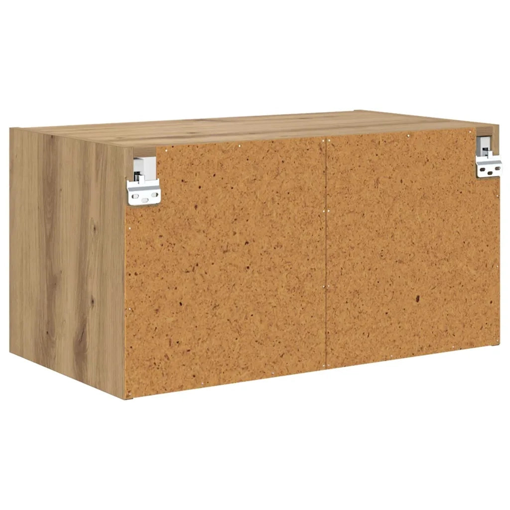 Armadi da Parete 2 pcs Rovere artigianale 68 x 37 x 35 cm