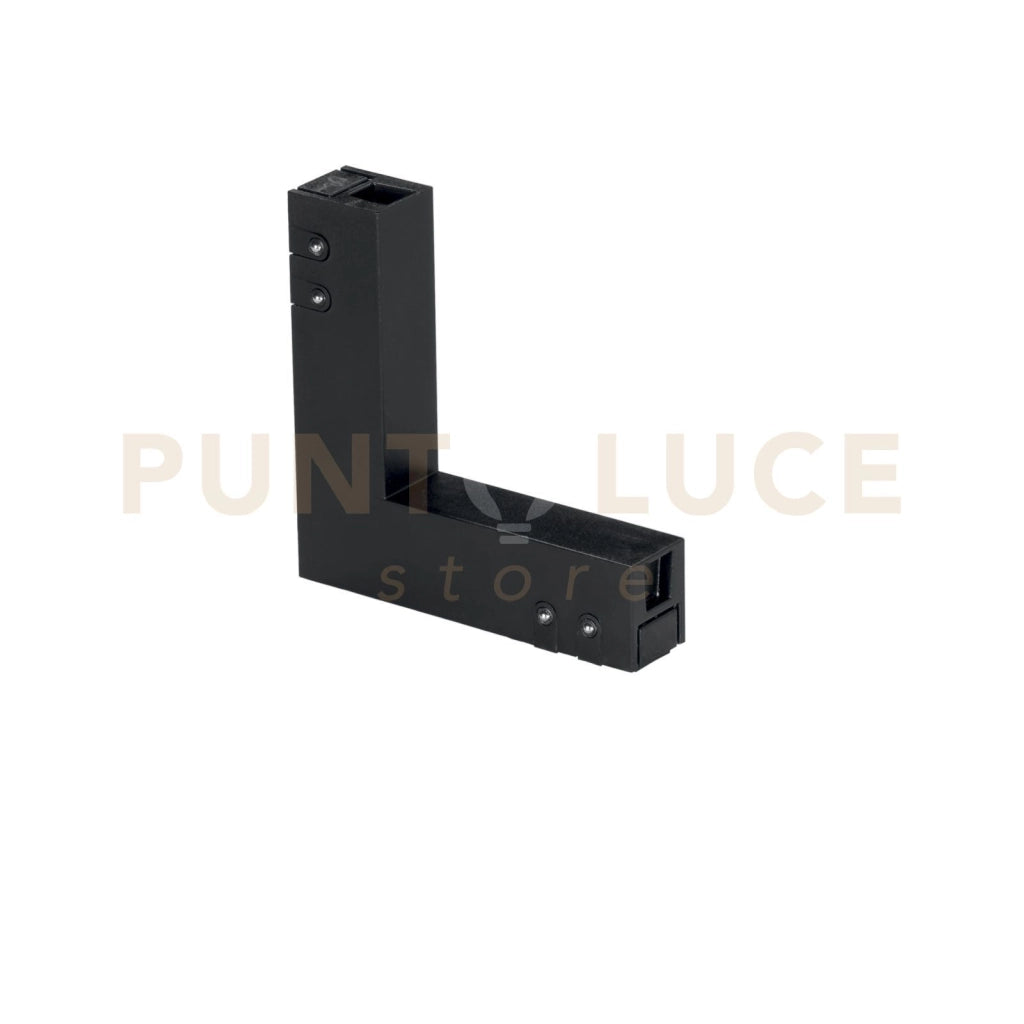 CONNETTORE ANGOLARE VERTICALE CON CONNESSIONE INTERNA 48V PER BINARIO DAVINCI 10,1X10,1X2,2CM