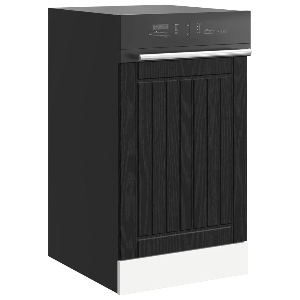 Pannello lavastoviglie LUCCA Rovere Nero 45 x 1,5 x 57 cm 8003821