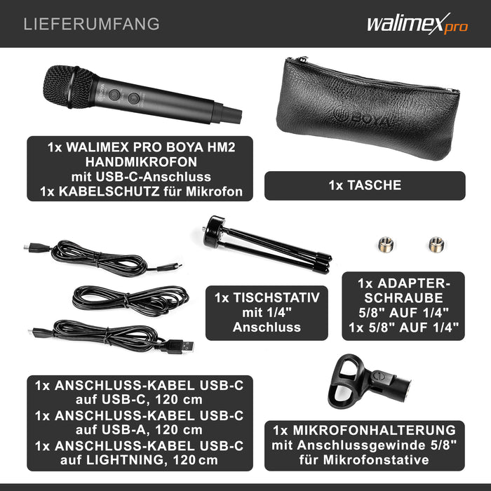 Boya HM2 Microfono palmare