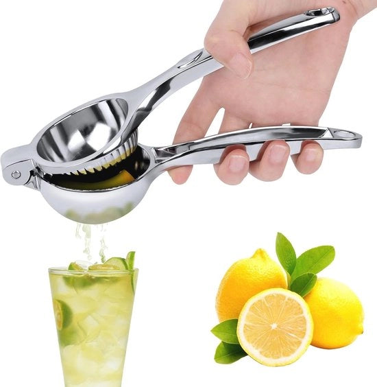Citruspresse a Mano di Alta Qualità Acciaio Inossidabile - 7 cm di Diametro per Cucina e Bar