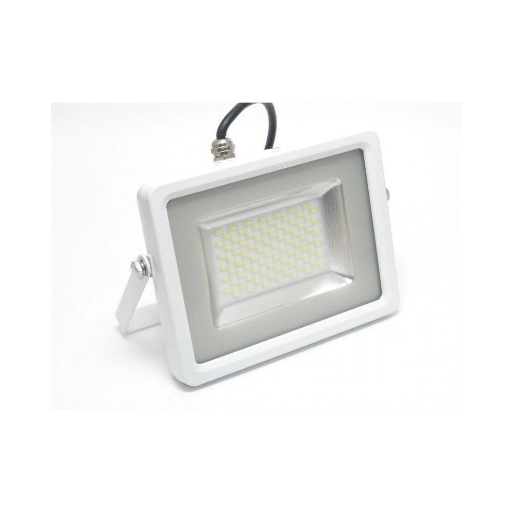 Trade Shop - V-tac Faro Led Smd 10w 20w 30w 50w 100w Ultra Slim Da Esterno Colore Bianco - -bianco Freddo-30 Watt