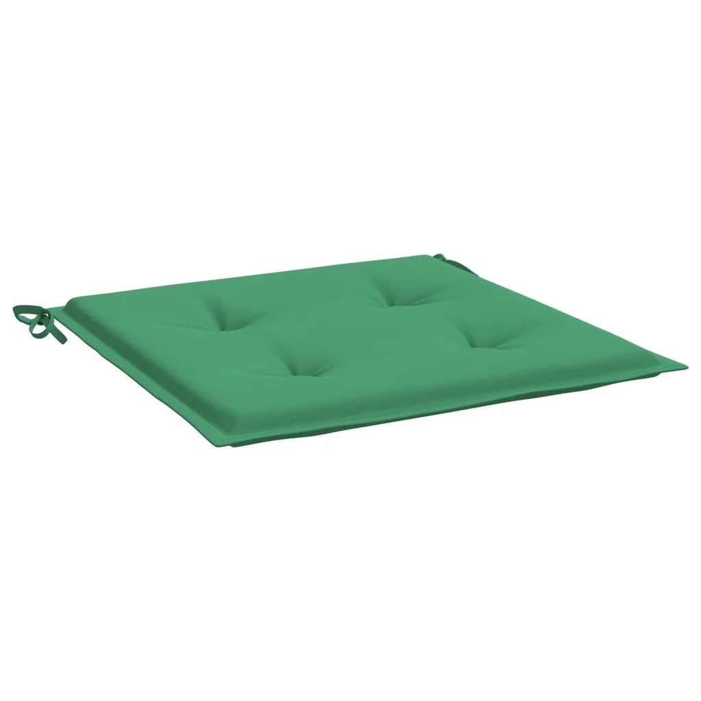 Cuscini per Sedia 6 pz Verdi 50x50x4 cm in Tessuto Oxford 314049