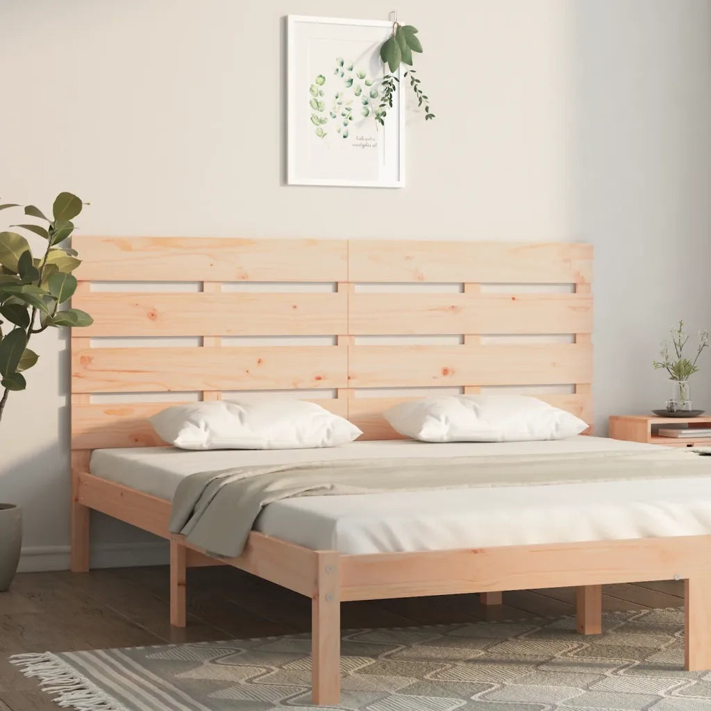 Testiera | Testata per Letto 120x3x80 cm in Legno Massello di Pino