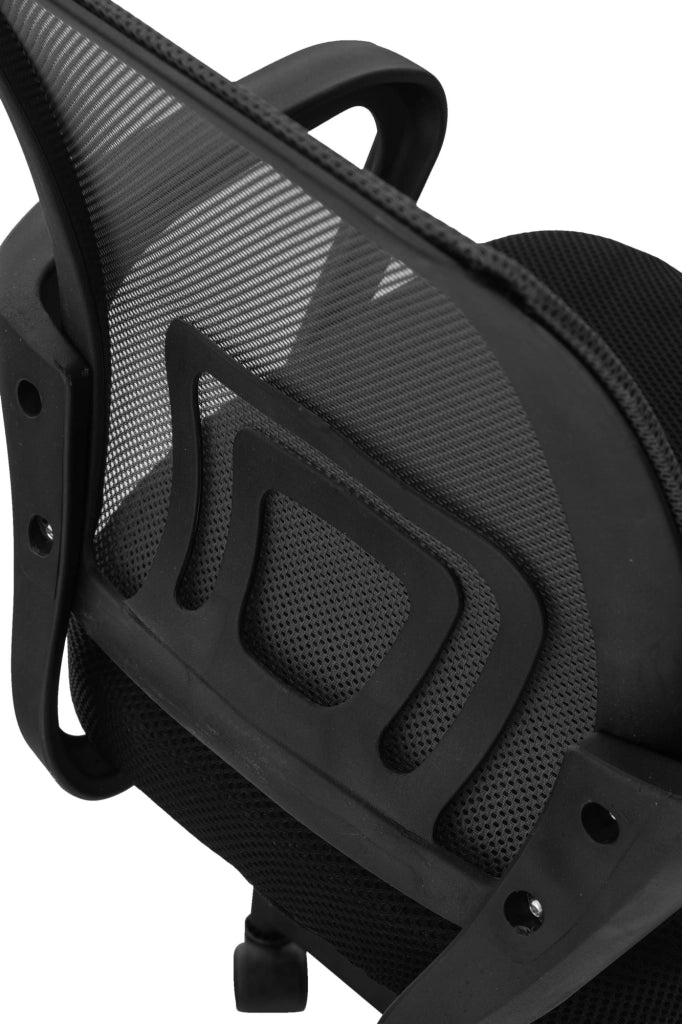 Sedia da ufficio Auburn con ruote nero