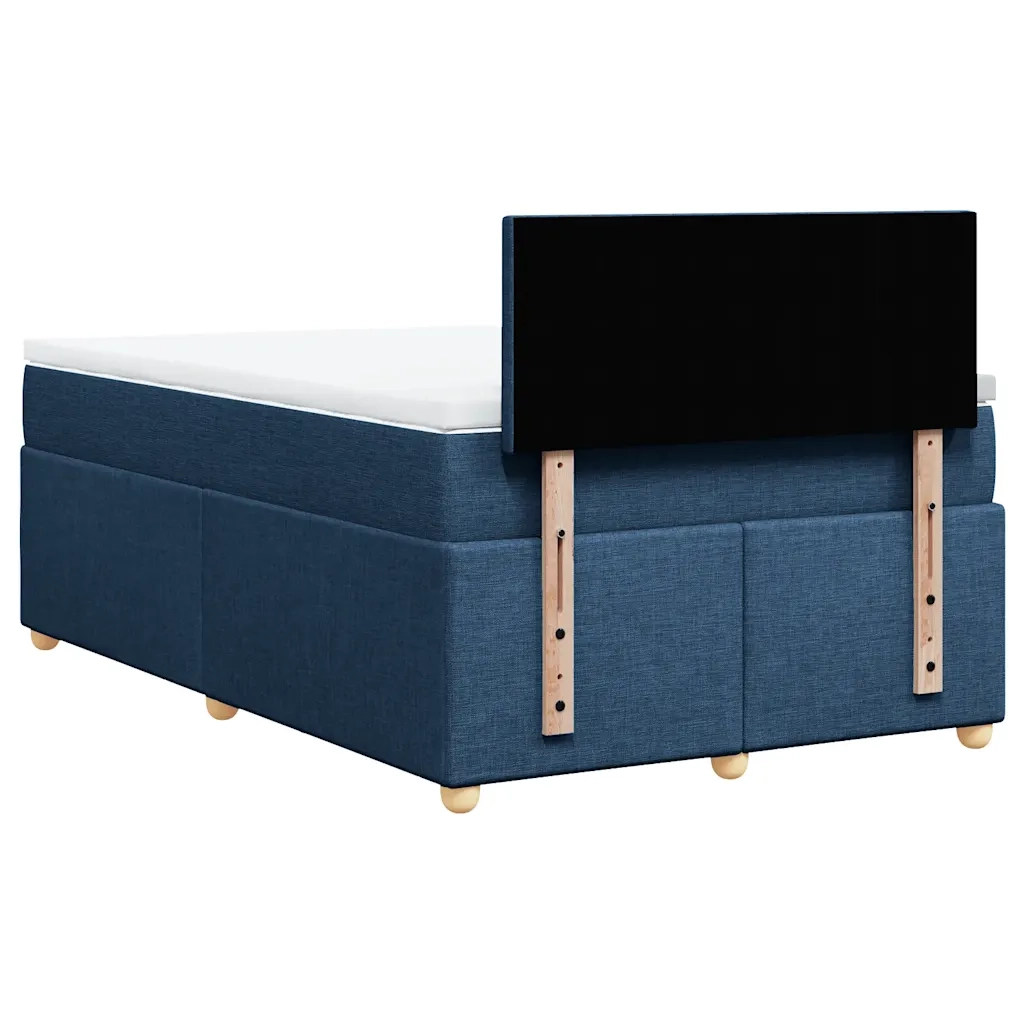 Giroletto a Molle con Materasso Blu 120x190 cm in Tessuto 3286618