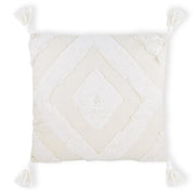 Cuscino con figure geometriche 4 nappe bianco 45x45 Prism
