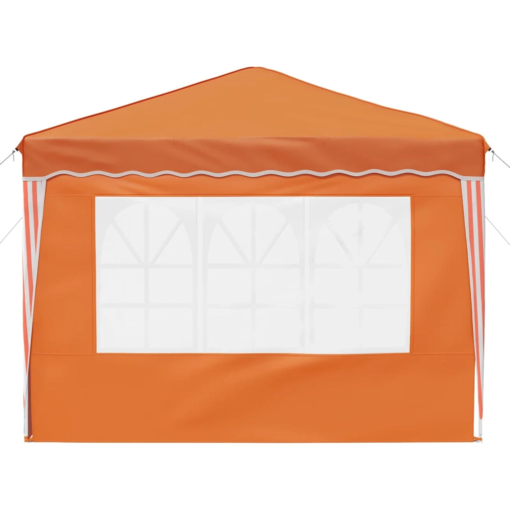 Tenda per feste a pop-up-Gazebo Arancione 288 x 288 x 245 cm 313811