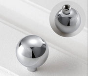 Chromati ladeknoppi - 5-pack - zinco massiccio - finitura elegante