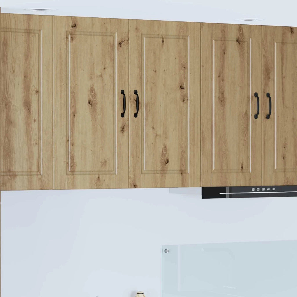 Armadietto a muro PORTO Rovere artigianale 80 x 31 x 80 cm