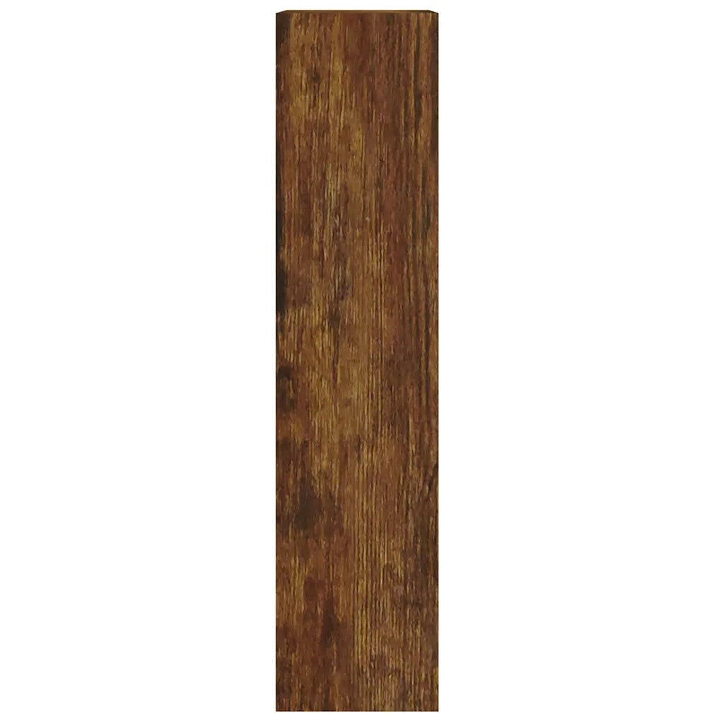 Scarpiera Rovere Fumo 63x24x103 cm in Legno Multistrato 342555