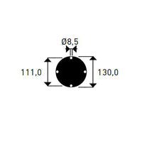 Doccia da Giardino Temporizzatore ATI Docce Stilo-P Inox Anodizzato