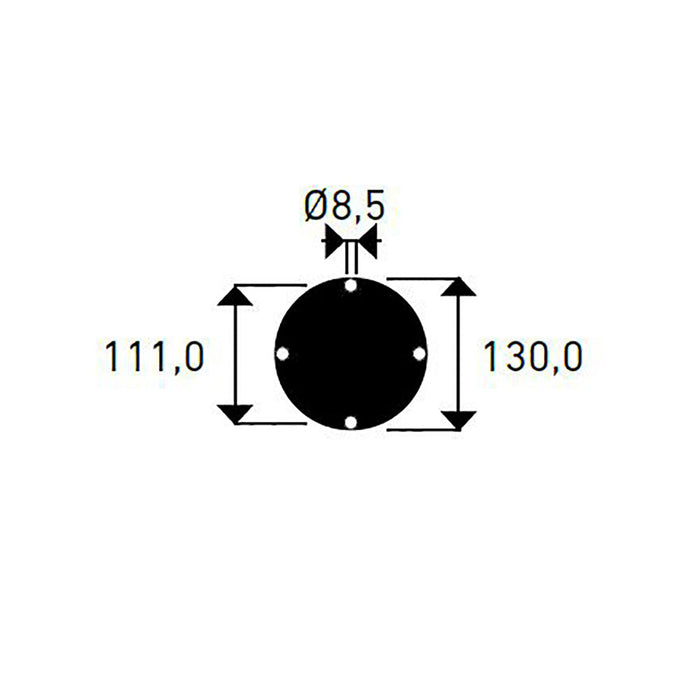 Doccia da Giardino Temporizzatore ATI Docce Stilo-P Inox Anodizzato