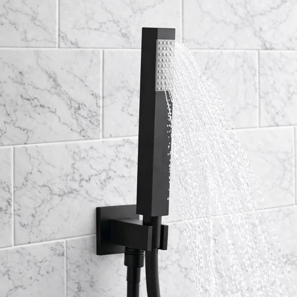 Kit presa acqua nero opaco con doccetta e flessibile da 150 cm *** confezione 1