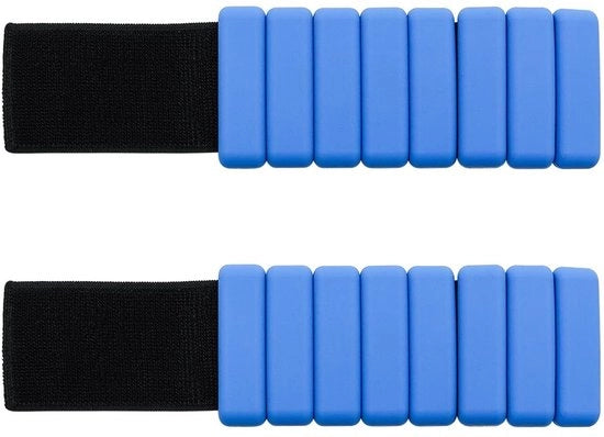 Maniglie di peso 1 kg - Portatile - Regolabili - In silicone - Per yoga/danza/corsa - Comodi e idonei per la pelle - Pesi per polso