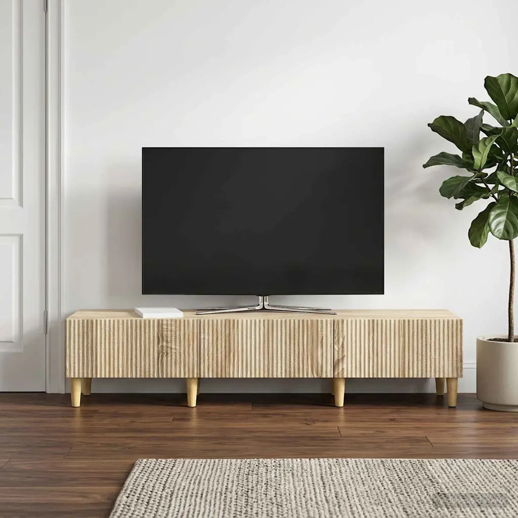 Mobile TV Rovere Sonoma 147 x 34,5 x 30 cm Legno ingegnerizzato 894707